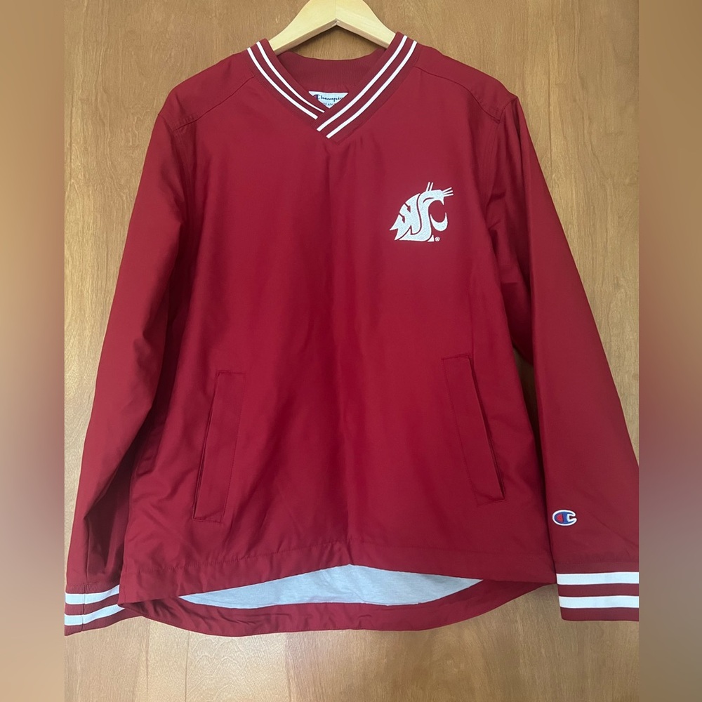 WSU COUGARS CHAMPION JACKET SIZE SMALL